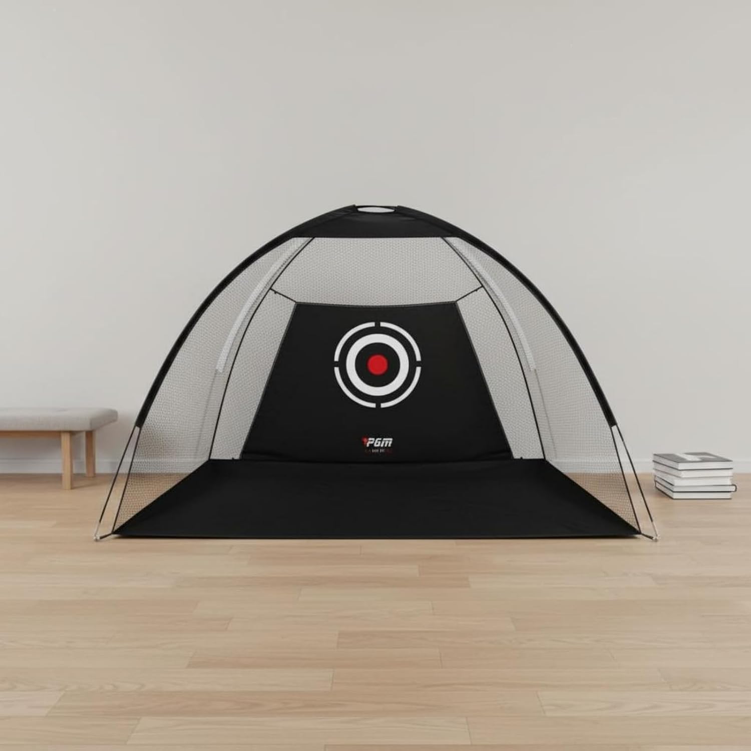 Raxx Practice Net Easy Setup Indoor Golf Net Long-Lasting Sports Equipment for Outdoor, Black, 2M
