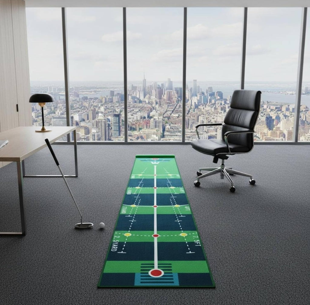 RAXX Pro Alignment Indoor Golf Putting Mat – 3M Training Edition