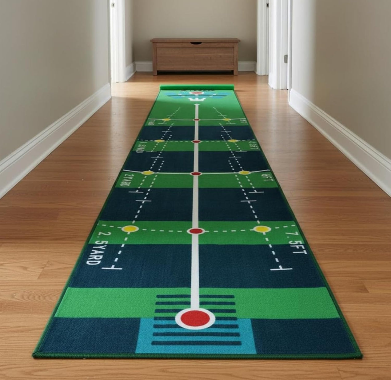RAXX Pro Alignment Indoor Golf Putting Mat – 3M Training Edition