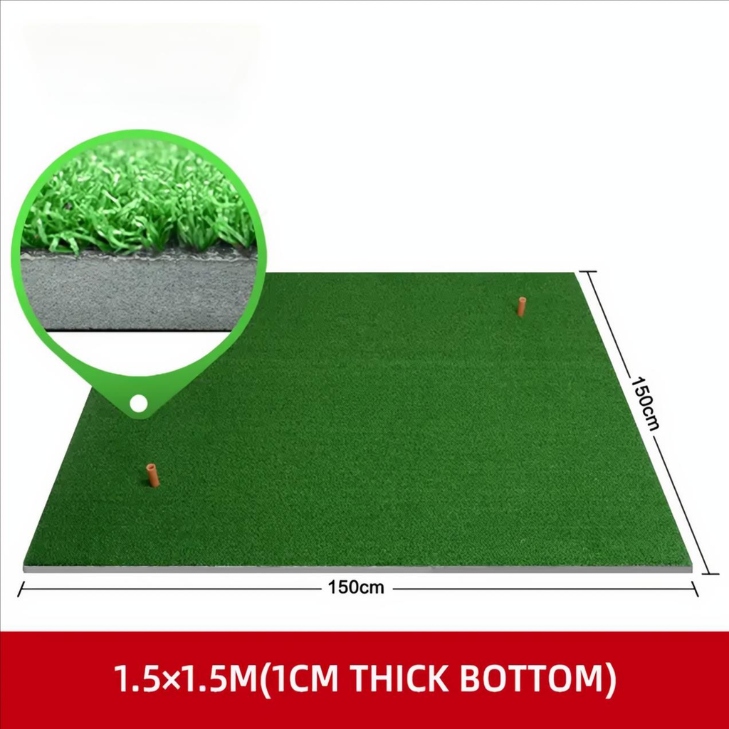 Raxx Golf Hitting Driving Range Mat (1.5m X 1.5m)